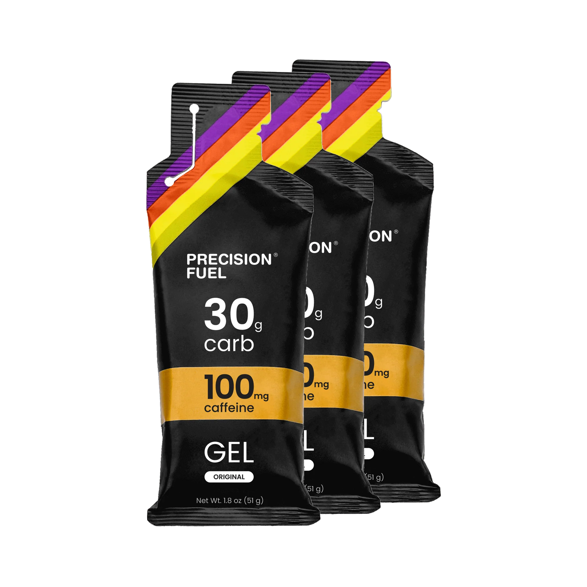 Precision Fuel PF 30 Caffeine Gel (Pack of 3)