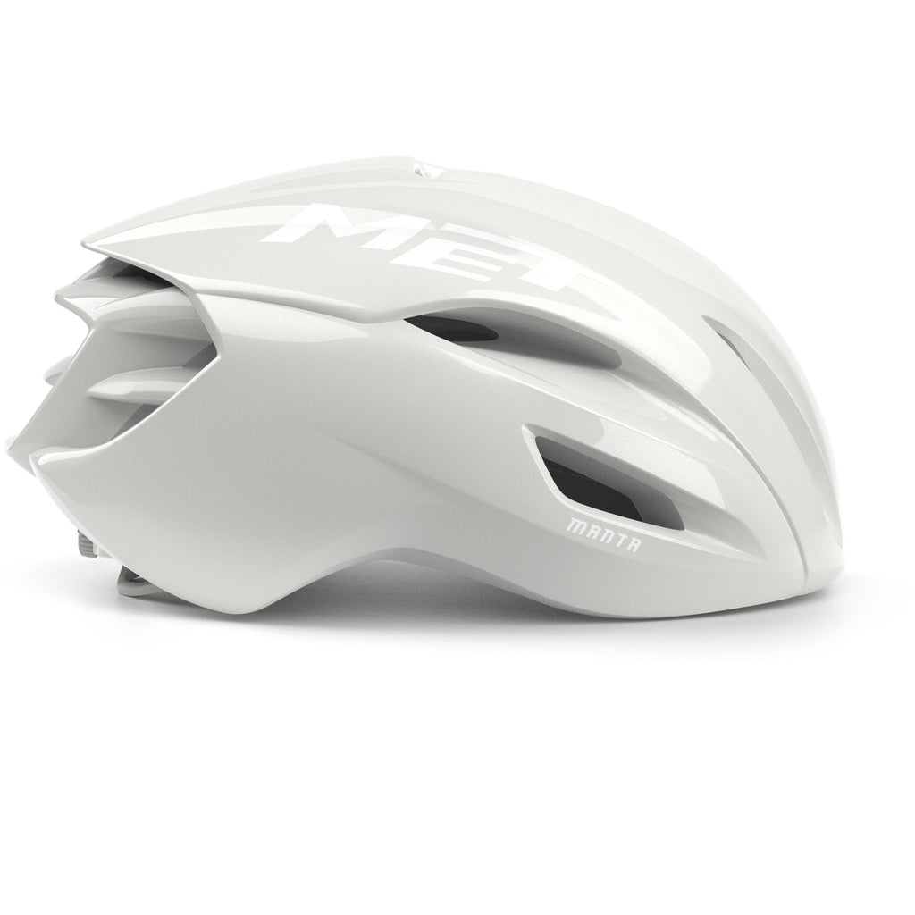 MET Manta Absolute White MIPS Bike Helmet - Limited Edition